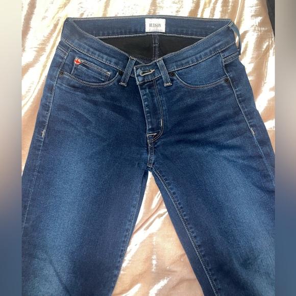 Hudson Stretch Skinny Jeans Size 27 Dark Wash - Picture 2 of 3